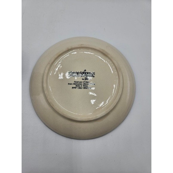 Temptations by tara Floral Lace Footed Mug and Saucer Blue and White‎ - Picture 6 of 9